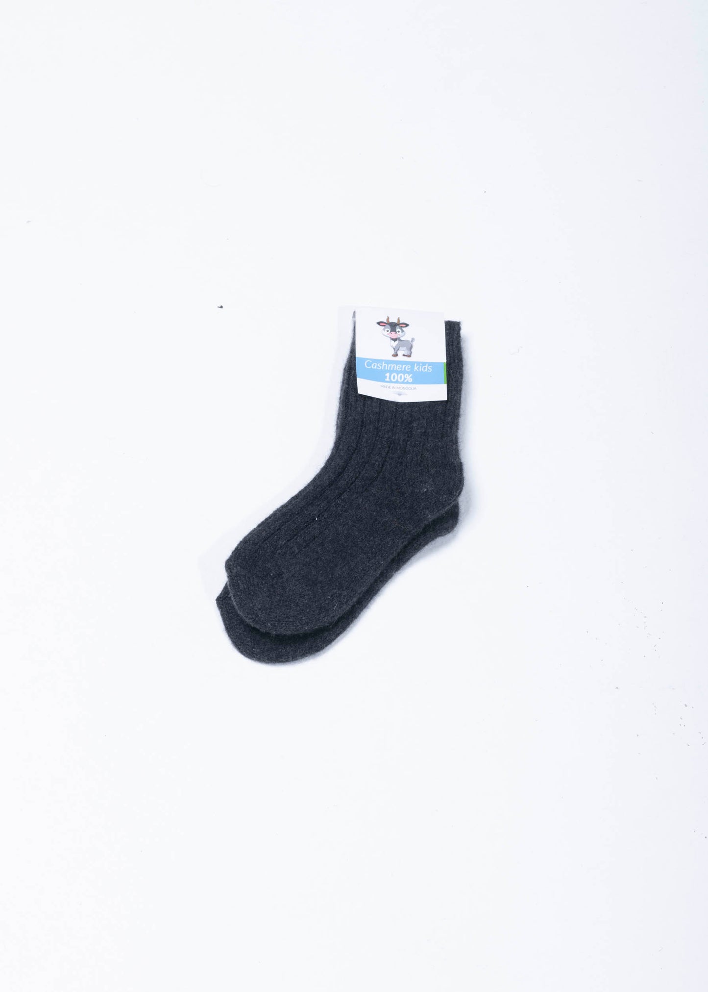 Kaschmir Kids Socken Grau