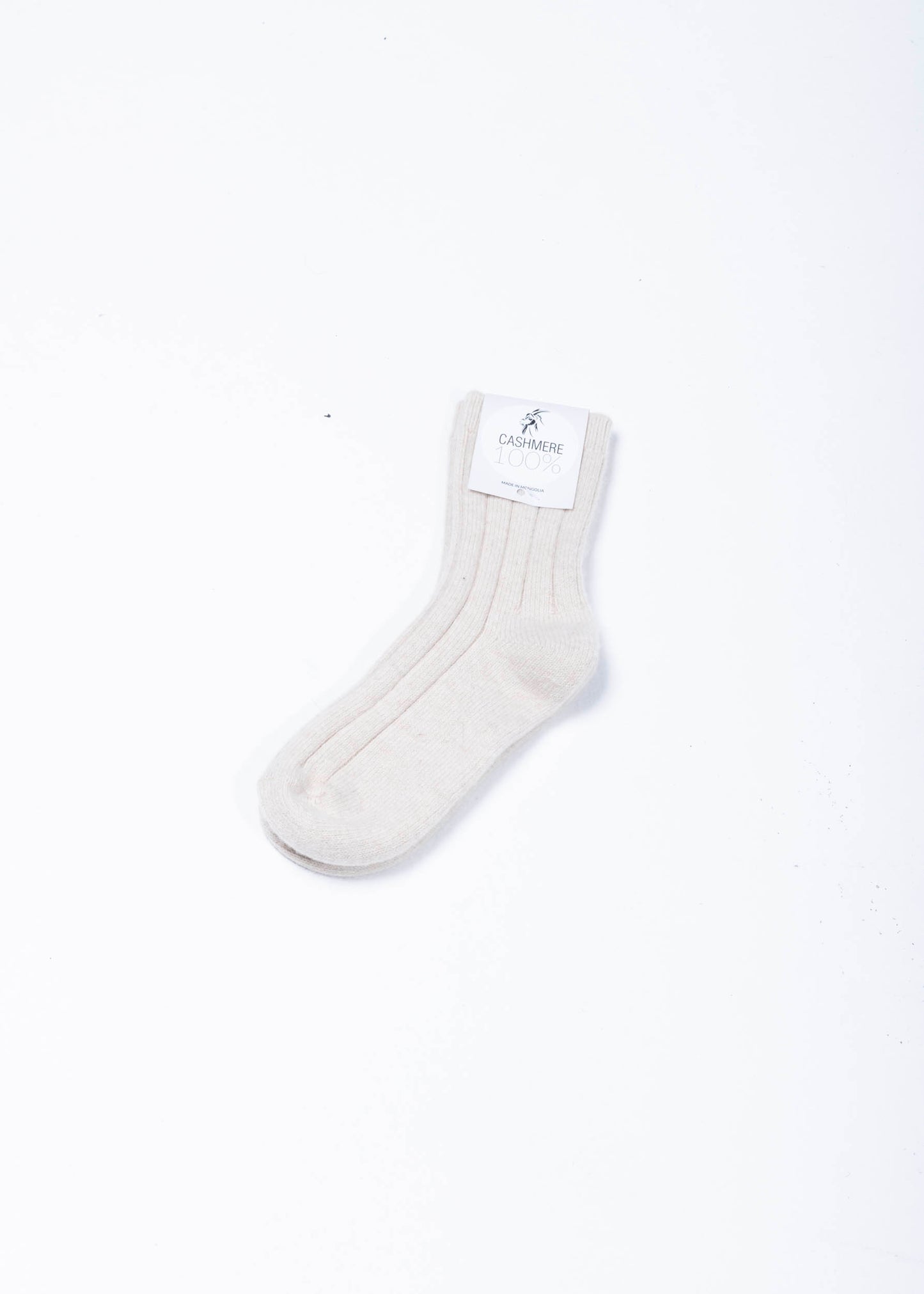 Kaschmir Socken Beige