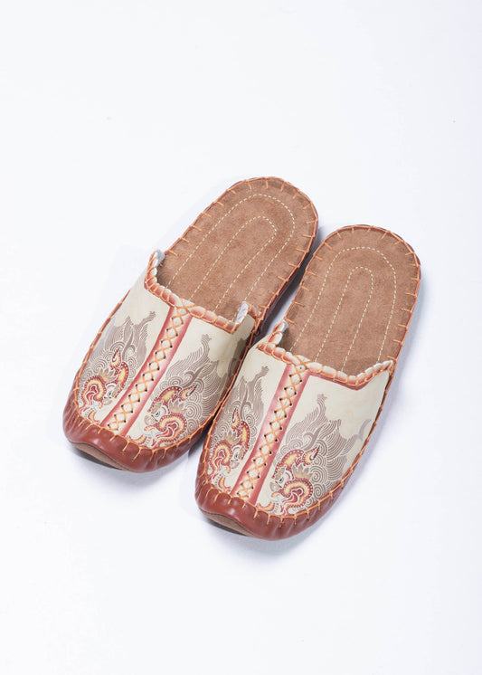 Leder Pantoffeln Sonnengesang