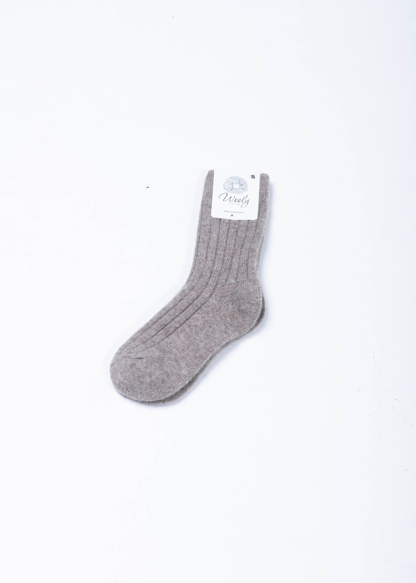 Wooly Kids Socken Hellgrau