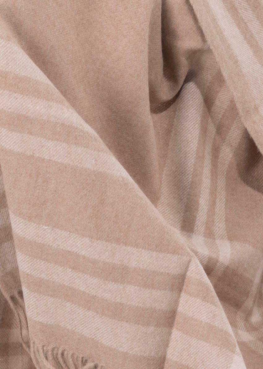 Kamelwolle Wurfdecke Caro