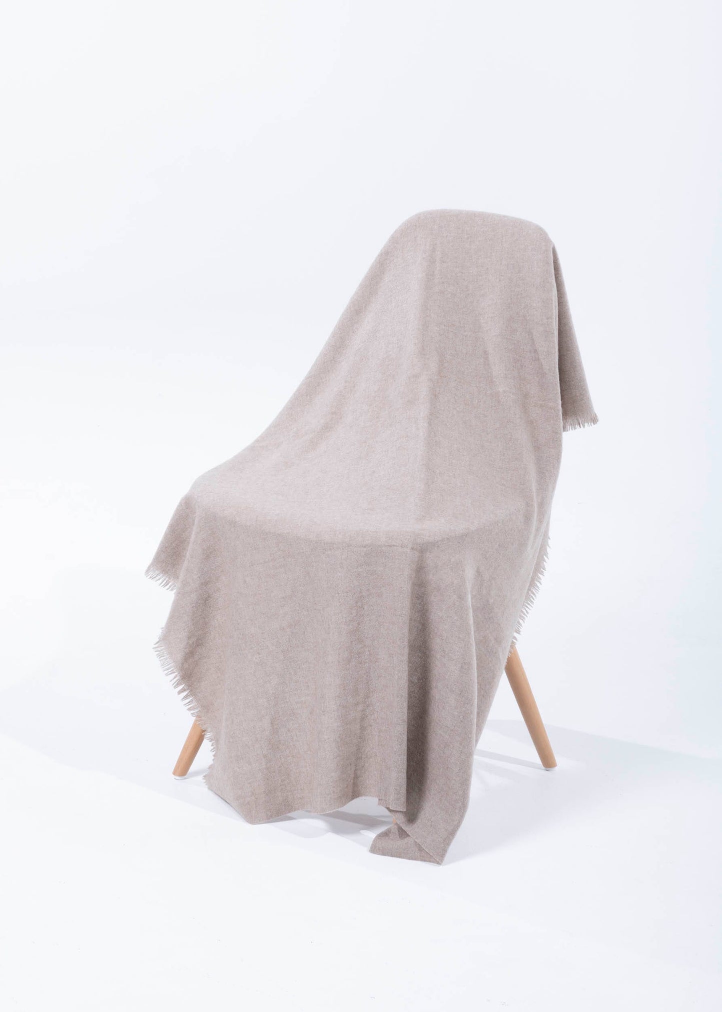 Kaschmir Umhaengetuch Natural