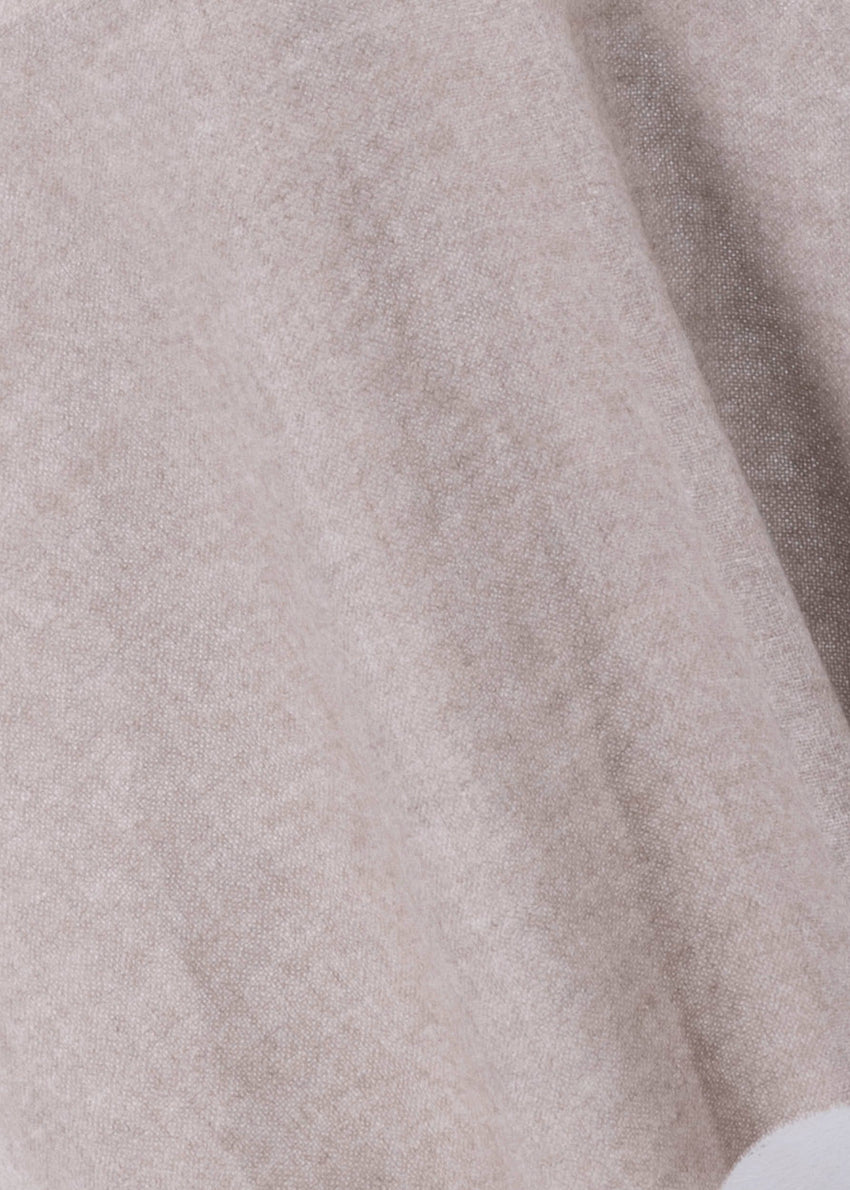 Kaschmir Umhaengetuch Natural