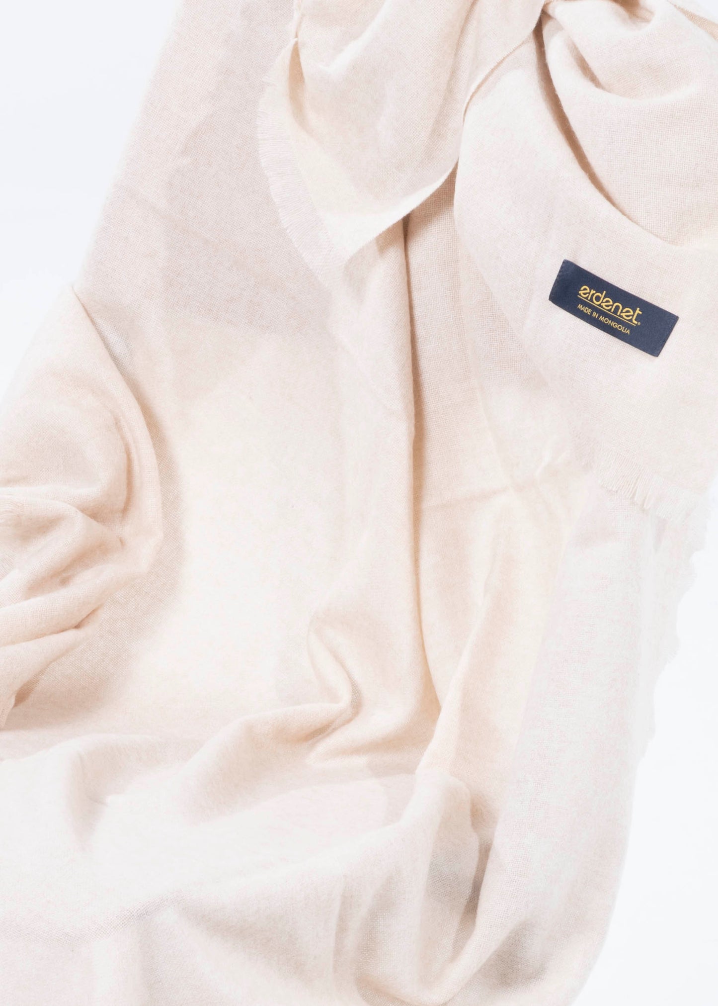 Kaschmir Wurfdecke Leicht Beige