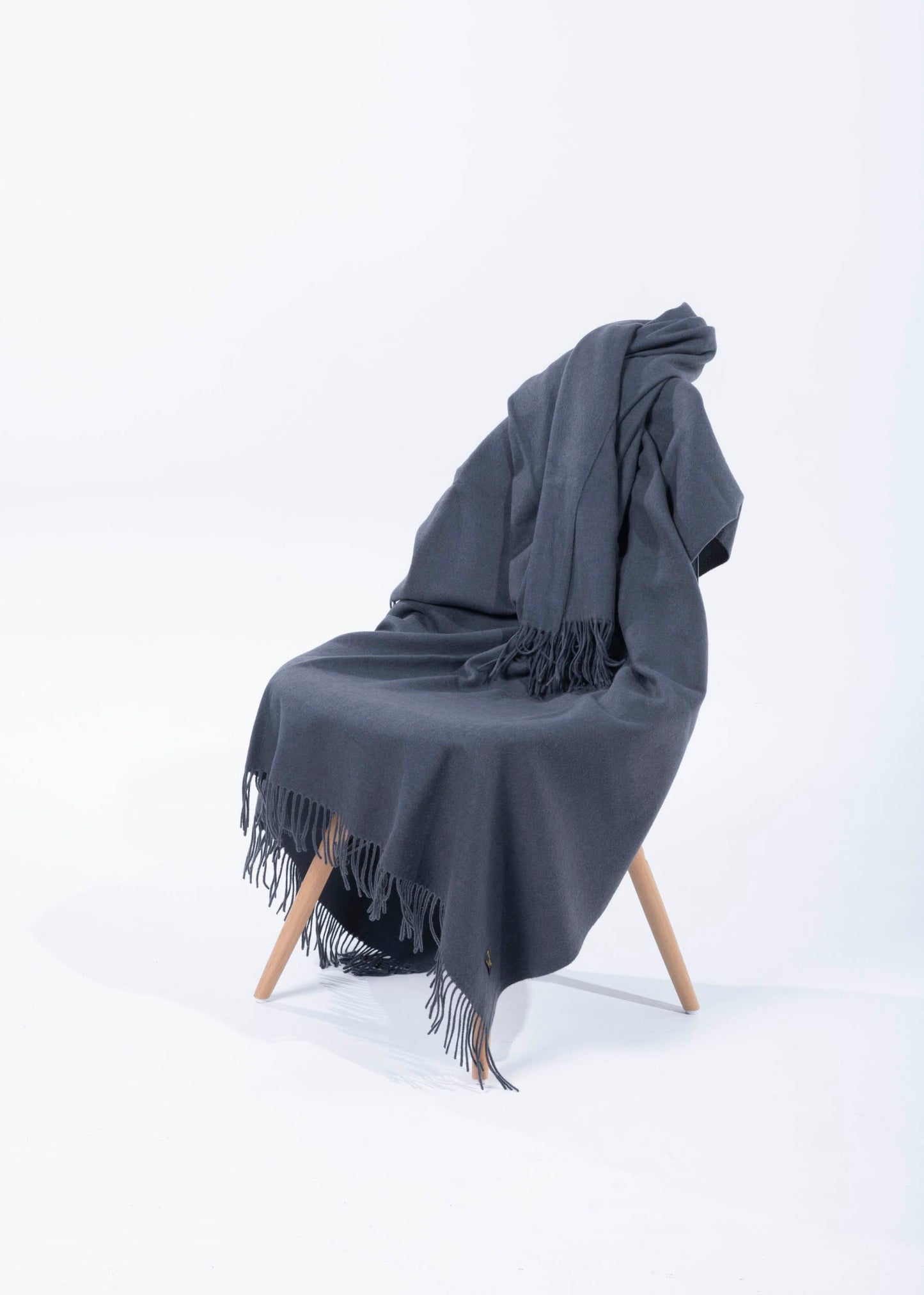 Kaschmir Wurfdecke Onyx