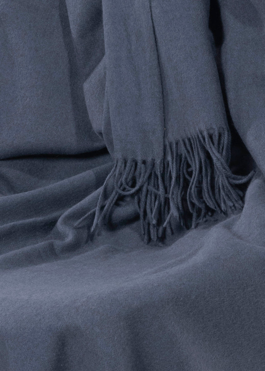 Kaschmir Wurfdecke Onyx